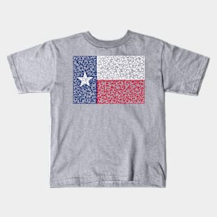 Low Poly Texas Flag Kids T-Shirt